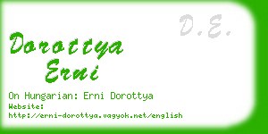 dorottya erni business card